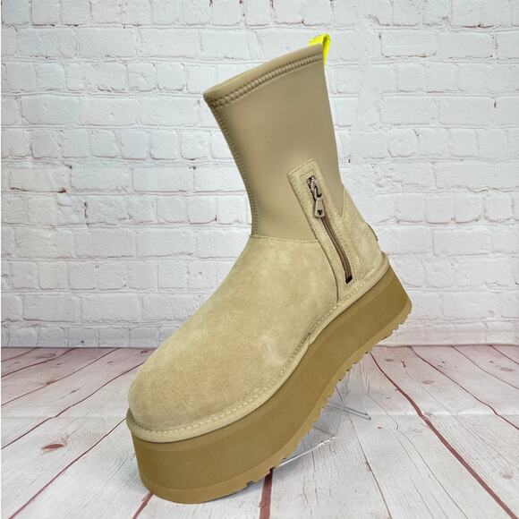 Ugg Classic Dipper 2” Platform Ankle Boots Women’s Size 8 (S/N 1144031) - Picture 4 of 12